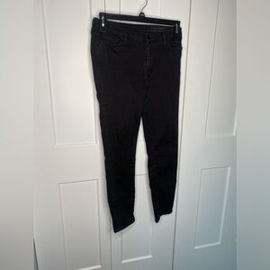 All Saints “Eve Luxe” Skinny Denim Black Jeans Women’s Size 27